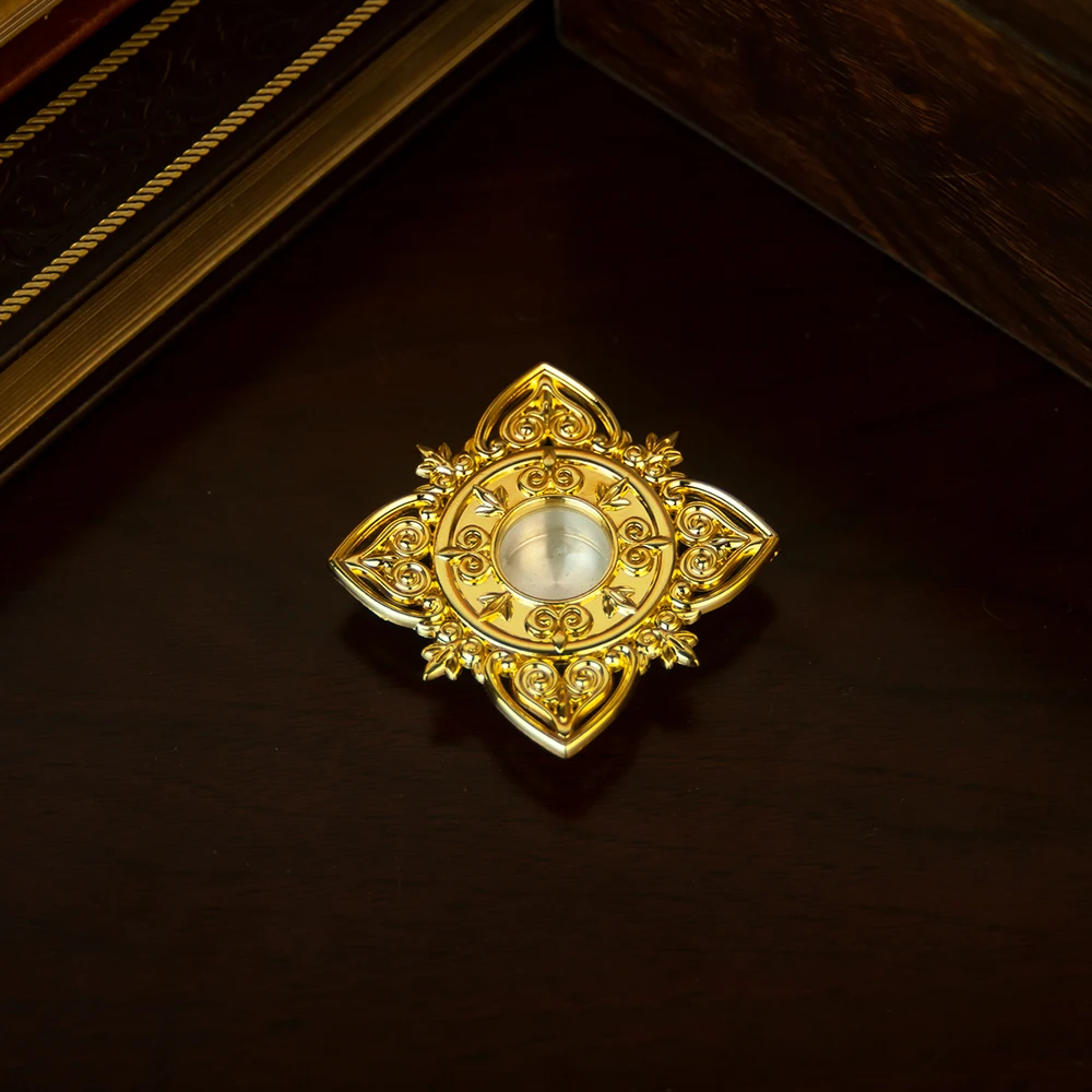 HTISOK Persönliche Orthodoxe Reliquienkiste Schutzgehäuse mit Gold, Religiöse Produkte, Legierungskreuz, Direktverkauf vom Hersteller – Detail 5