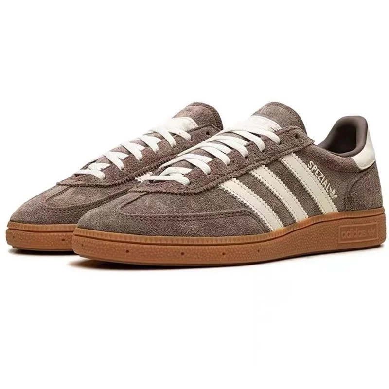 Adidas Origianls Handball Spezial Earth Strata Gum Classic Fashion Casual Men Women Skateboarding Shoes Outdoor Sports Sneakers