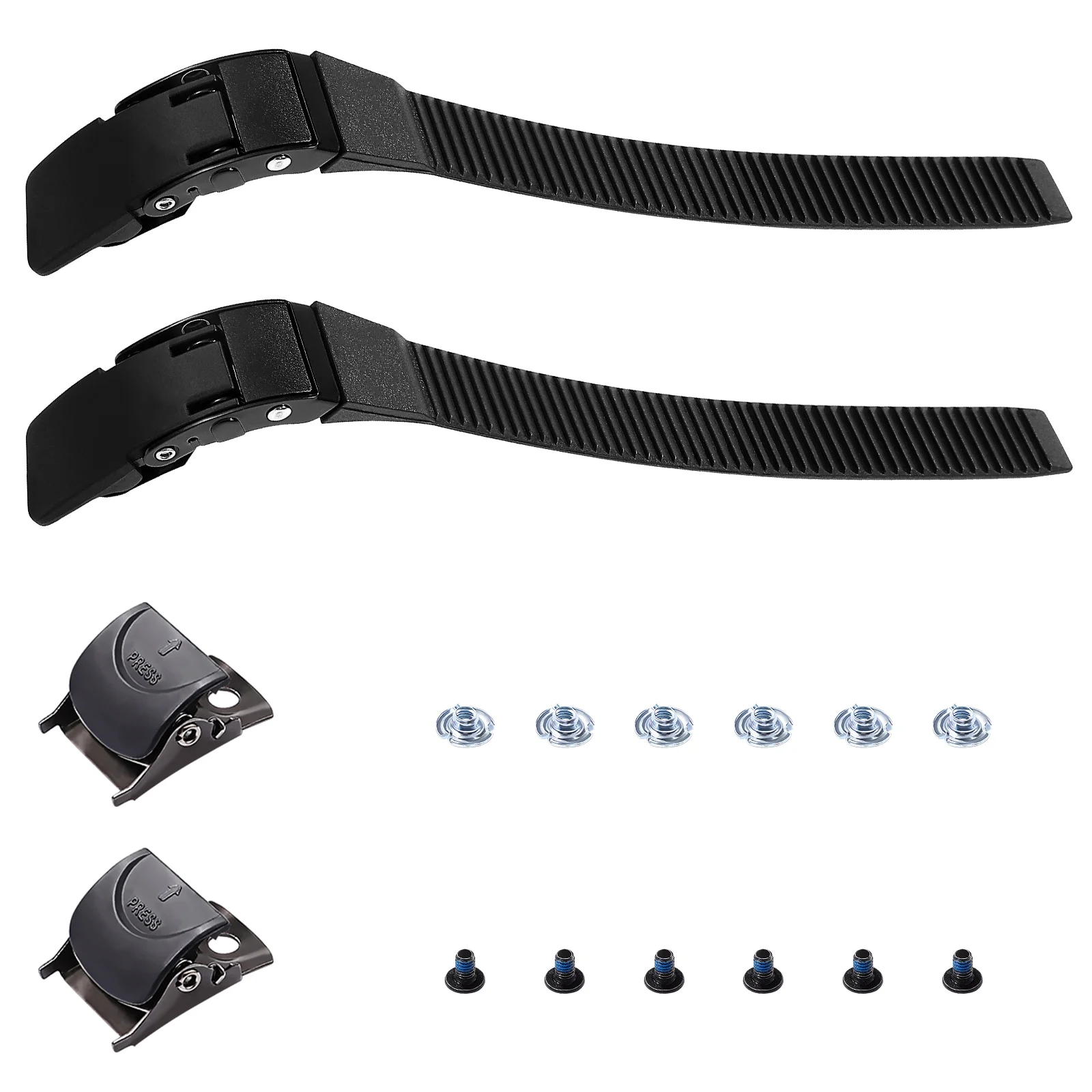 2 Sets Ice Skates Universal Belt Roller Strap Miss Inline Agressive 2800X250X120CM Replacement Parts