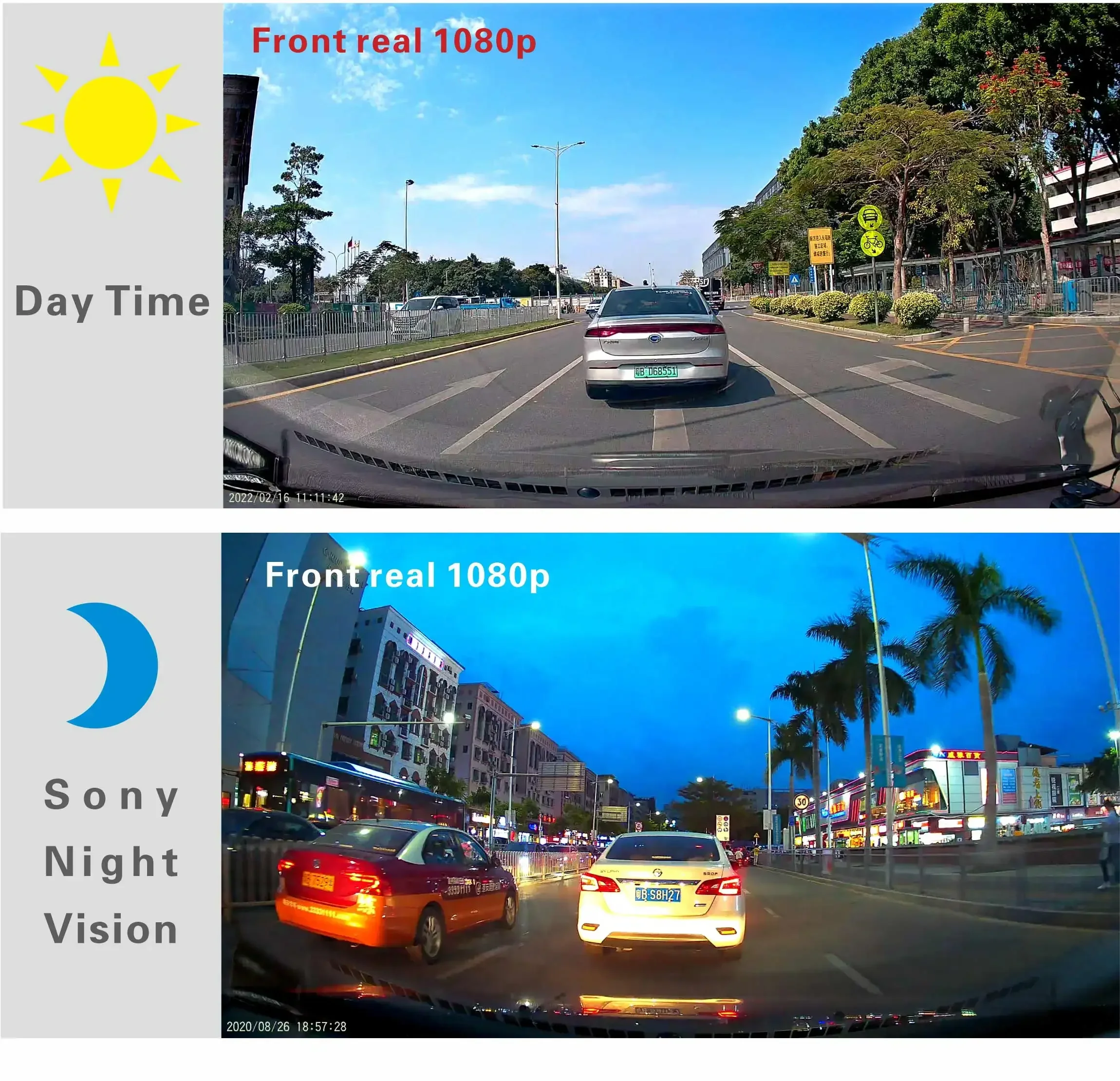 2026 4G Video Camera Car Dvr 4g Dashcam Wifi Gps Wifi Cloud Front And Back Car Black Box Camera Parking Night Vision Dash Cam