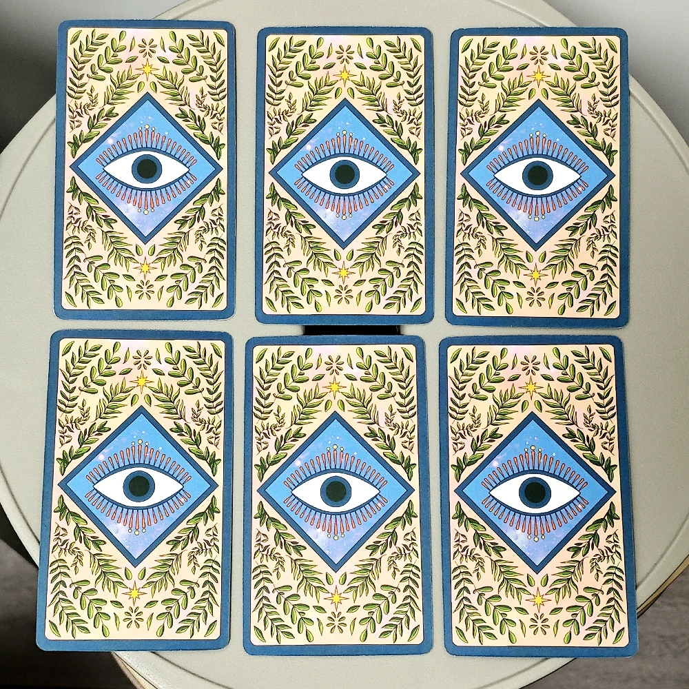 10.3*6 سنتيمتر Mystic Soul Tarot 78 قطعة بطاقات ، ألوان نابضة بالحياة عبر سطح السفينة ، لرفع طاقة القارئ