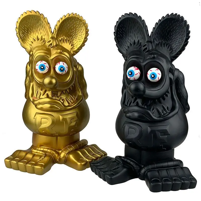 

2025 Лидер продаж, размер 33 см, высота, «Сказки крыс», Fink Rat Fink, статуя из ПВХ, фигурка, Коллекционная модель игрушки