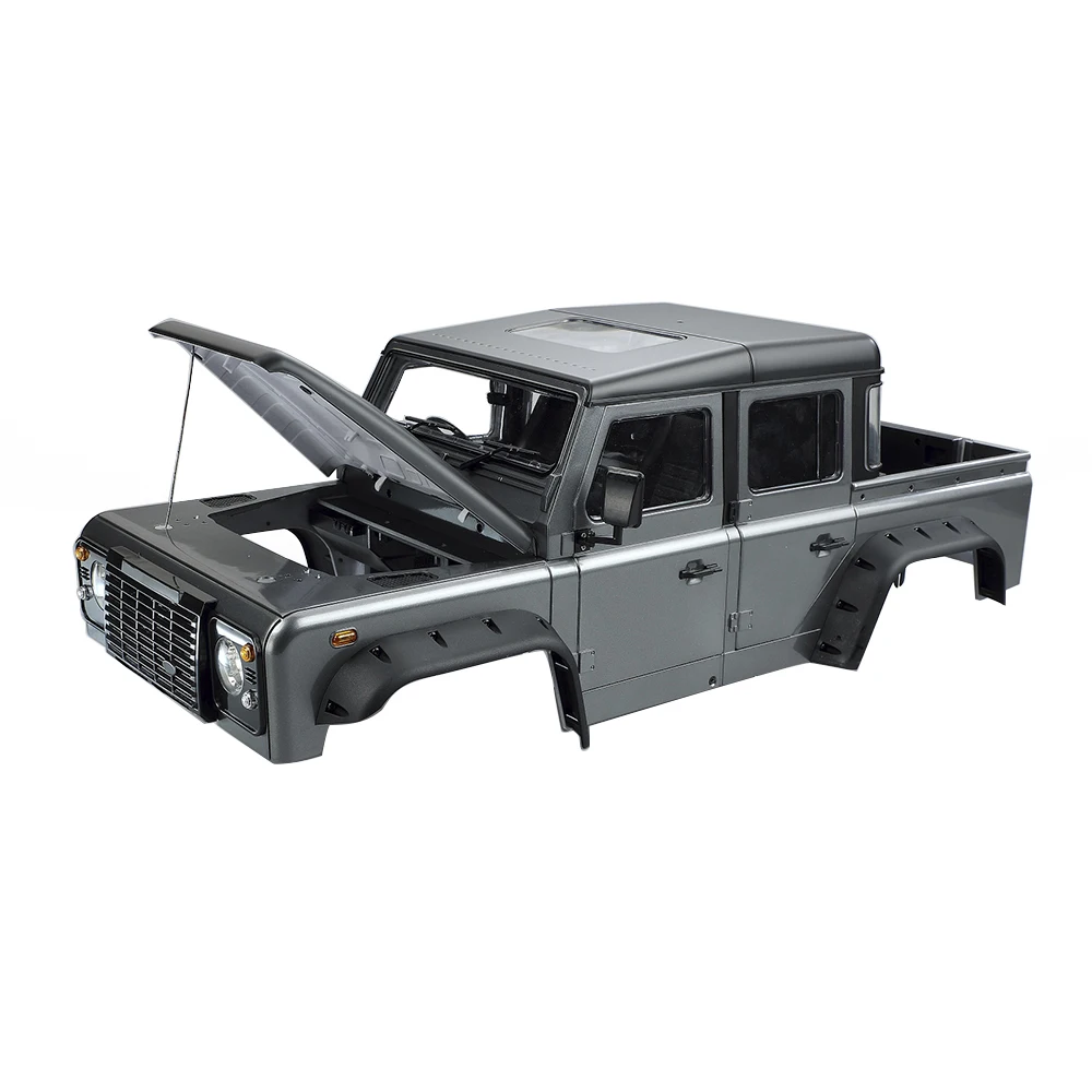 【Buy New】313Mm 12.3in Wheelbase D130 Pickup Body Shell for 1/10 RC Crawler Car TRX4 -4 SCX10 90046,D