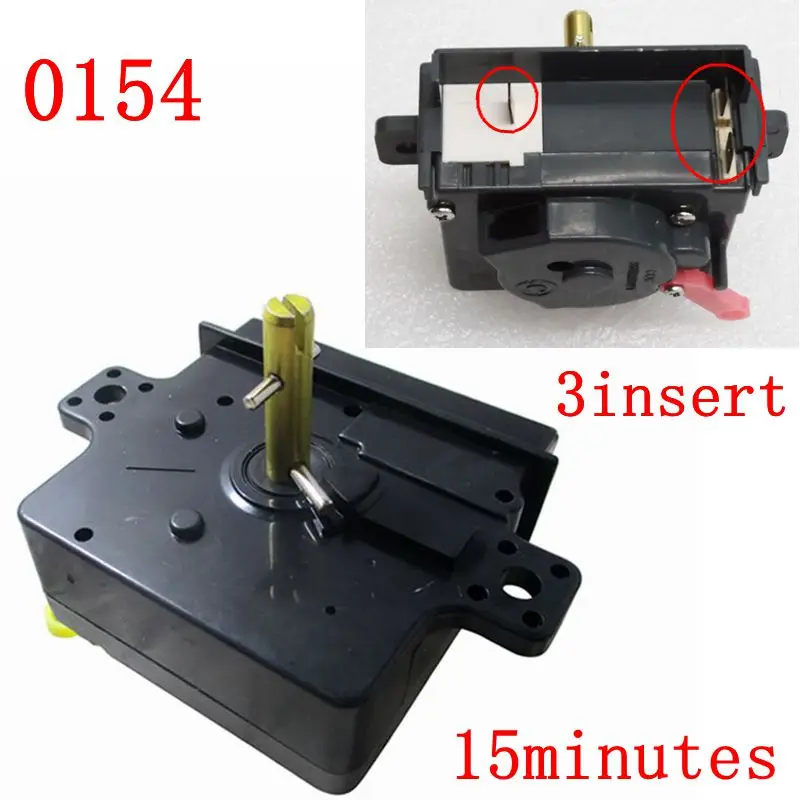 

Suitable for Haier wave wheel double tub washing machine 3insert 15 minutes washing timer four-plug control switch 0154