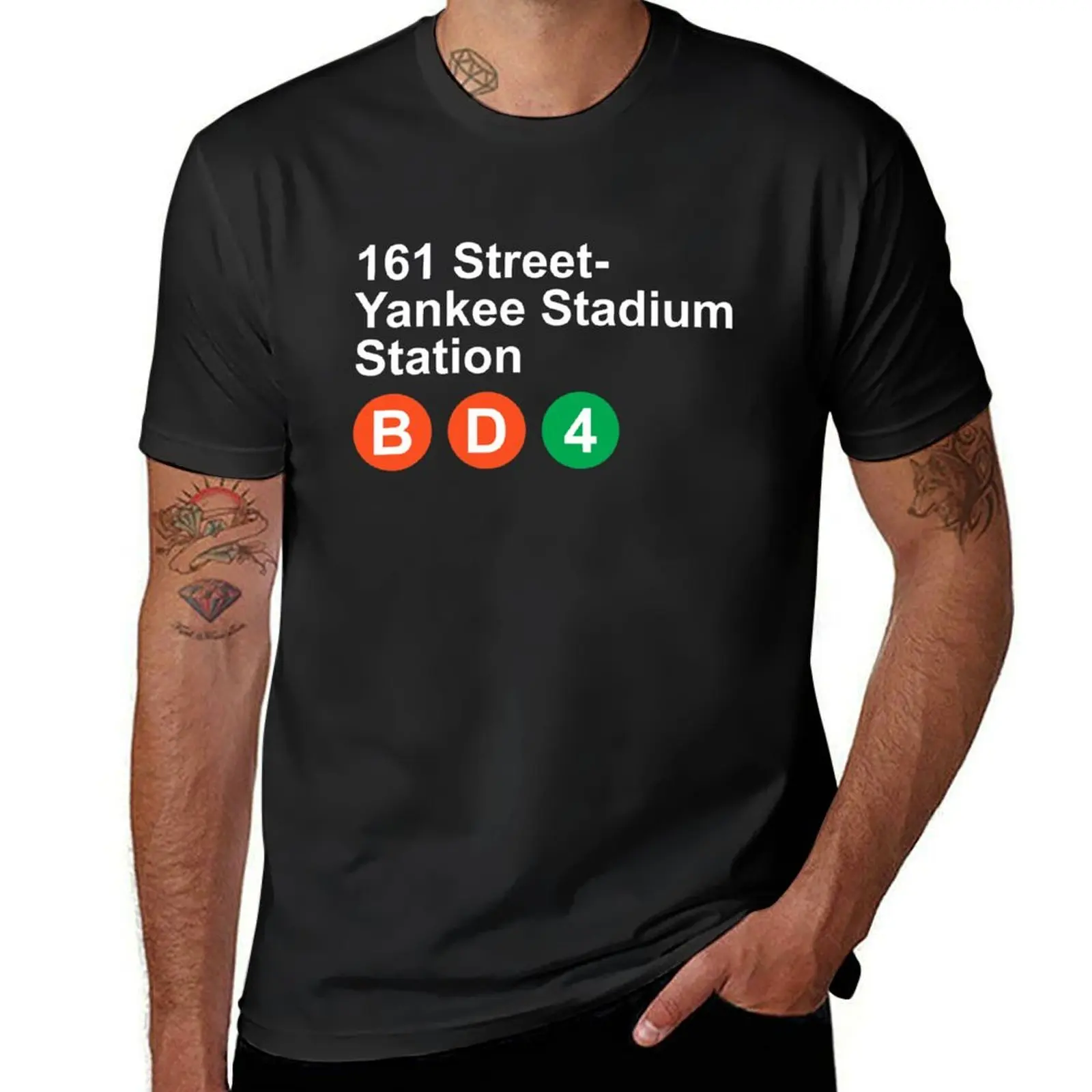 Yankee Stadium T-Shirt Aesthetic clothing summer top boys animal print Short sleeve tee t shirts for men