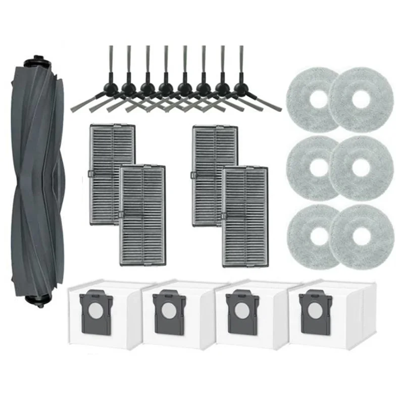 A56X Parti di ricambio per Dreame Mova E30 Ultra Accessori per aspirapolvere Spazzola laterale principale Filtro Hepa Mop Sacchetto per la polvere in tessuto
