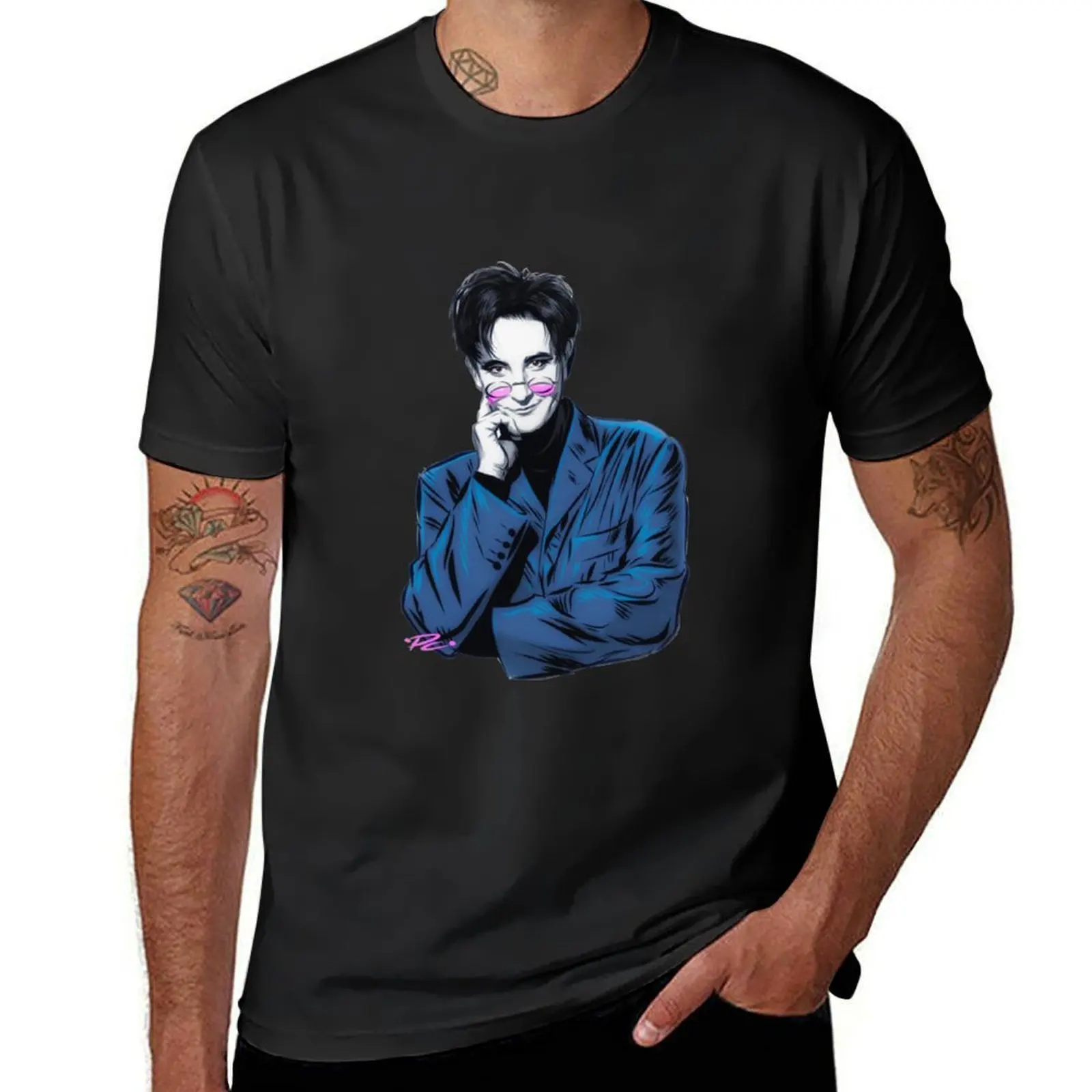 Kd Lang T-Shirtk.d. Lang - An illustration by Paul Cemmick T-Shirt shirts graphic tees anime clothes mens cotton t shirts