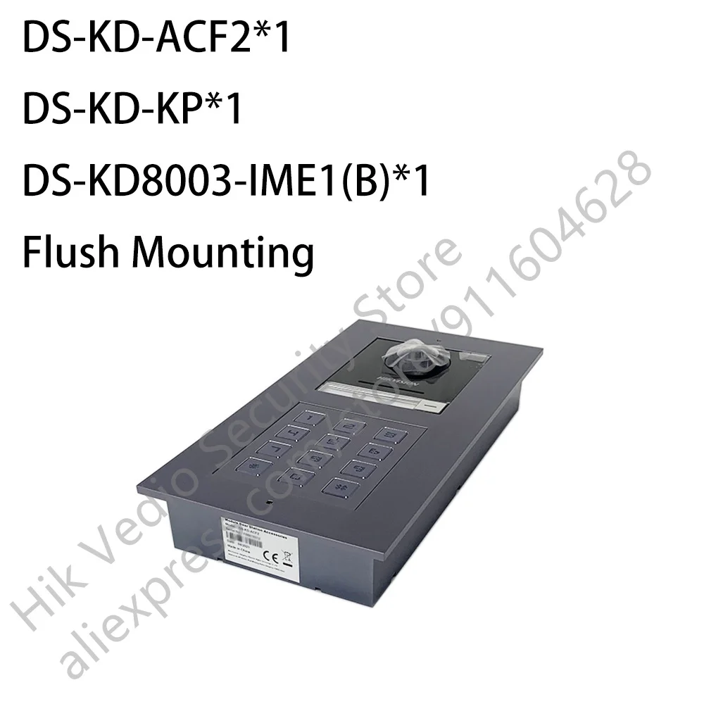 Hikvision Video Intercom Accessory DS-KD-M DS-KD-KP DS-KD-ACW1 DS-KD-ACW2/ACW3 ACF2 for DS-KD8003-IME1 Surface Flush Mounting