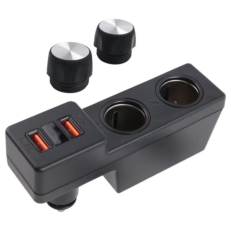 Easy To Use Car Cigarett Lighter Splitter Plug Adapter Fast Charging For Golf 7 Mk7 Interior Modification Accessories