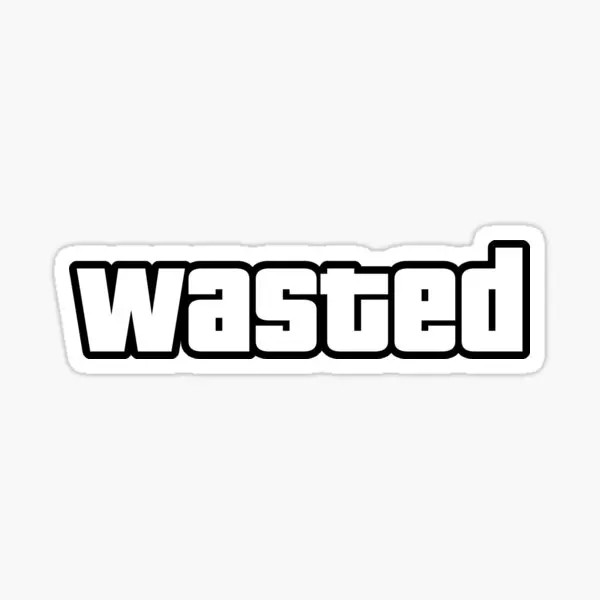 Wasted  5PCS Stickers for Stickers Cartoon Room Decor  Home Car Luggage Background Print Cute Anime Wall Funny Living Room