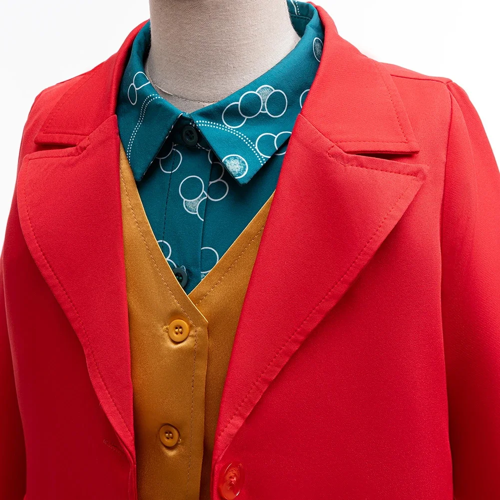 

Christmas Boys Clothing Clown Cosplay Red Sets For Children Birthday Dress Up Kids Xmas Costume New Year Gifts Carnival Outfits