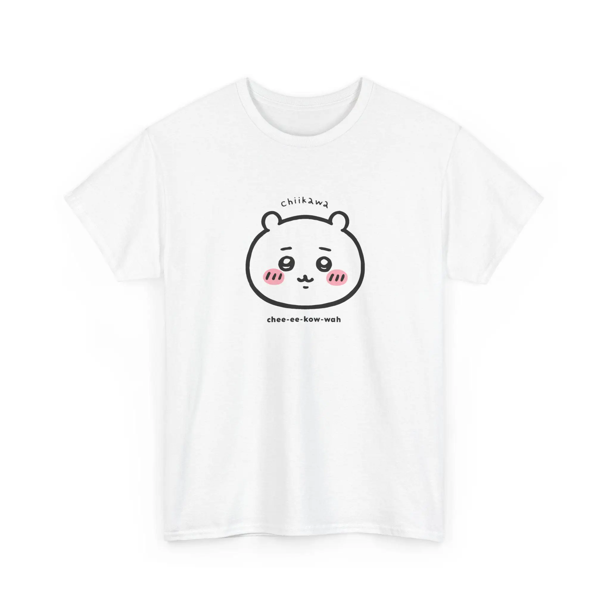 Chiikawa Usagi Hachiware Interessantes T-Shirt mit Alltagsszenen-Motiv, Unisex O-Ausschnitt Kurzarm Sommer-Freizeitkleidung für Kinder und Erwachsene – Detail 7