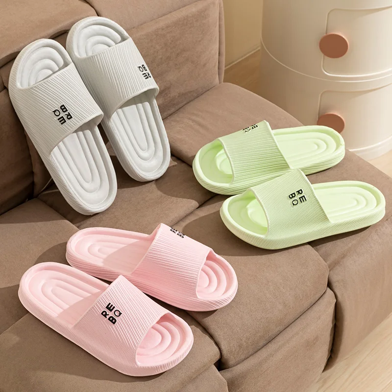 Sandalias SHAJI Unisex para Parejas, Pantuflas de Verano Antideslizantes de EVA, Calzado para el Hogar, Baño, Ducha, Hotel y Casa de Huéspedes