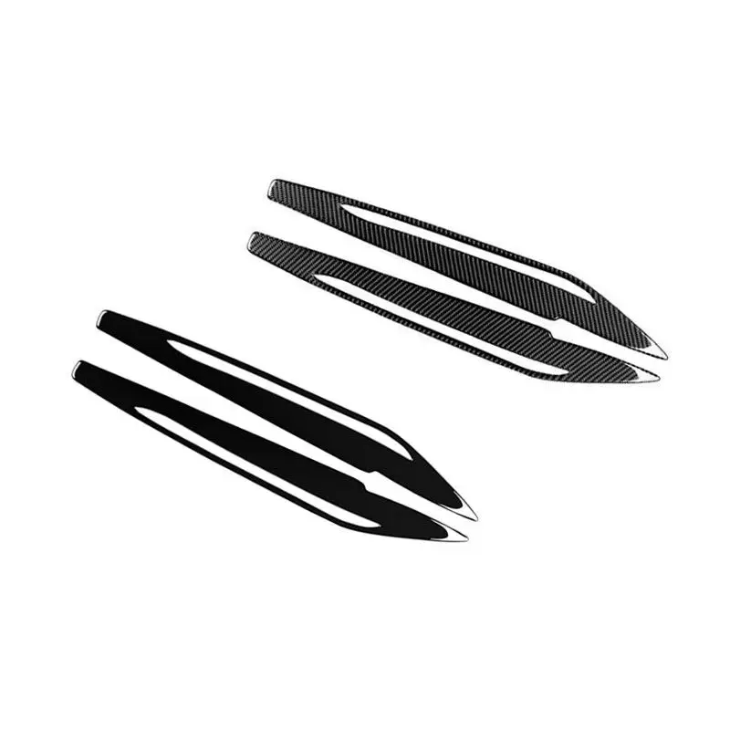 Car Accessories Front Headlight Eyebrow Eyelid Trim Sticker Cover For BMW X5 F15 X6 F16 2014 2015 2016 2017 2018