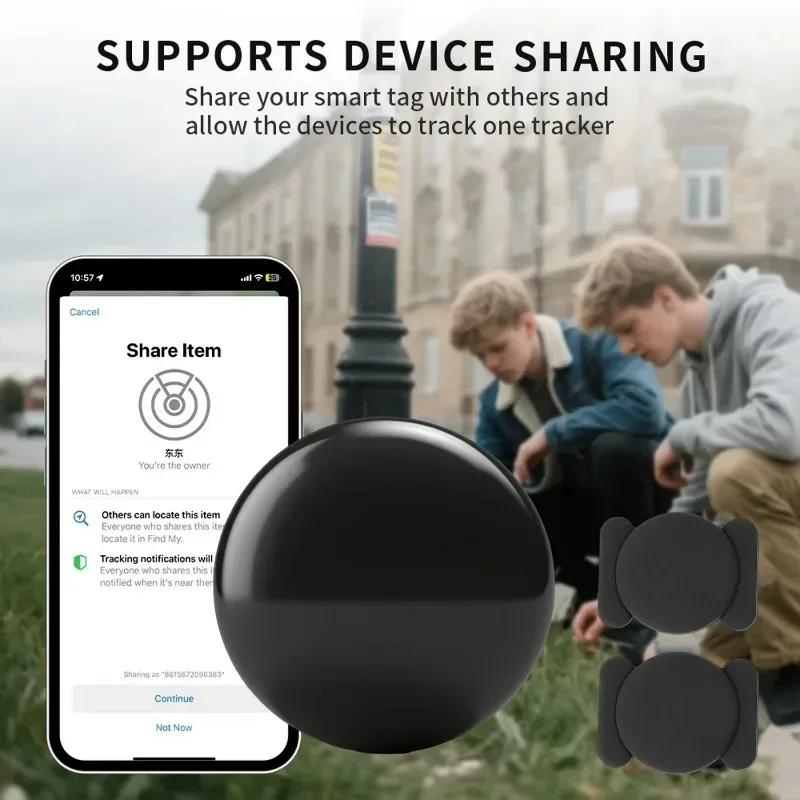 Magnetic Smart Tag Locator for Apple AirTag Mini GPS Tracker Magnetic Car Vehicle Protable Anti-lost Case Bluetooth Localizador