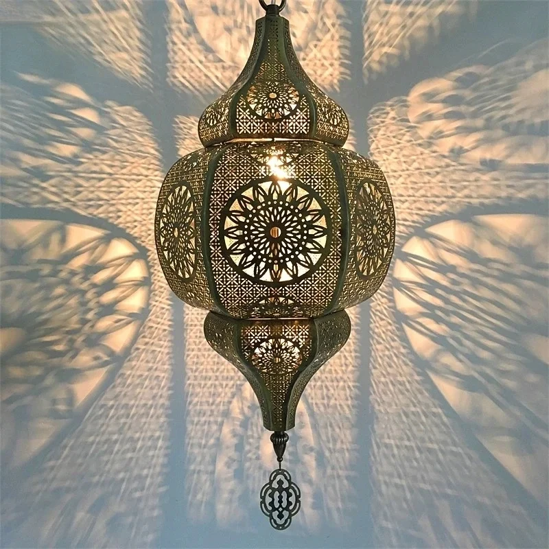 Moroccan Vintage Retro Classical Pendant Lights Industrial E27 LED Indoor Lighting Living/Model Room Decor Bedroom Coffee Table