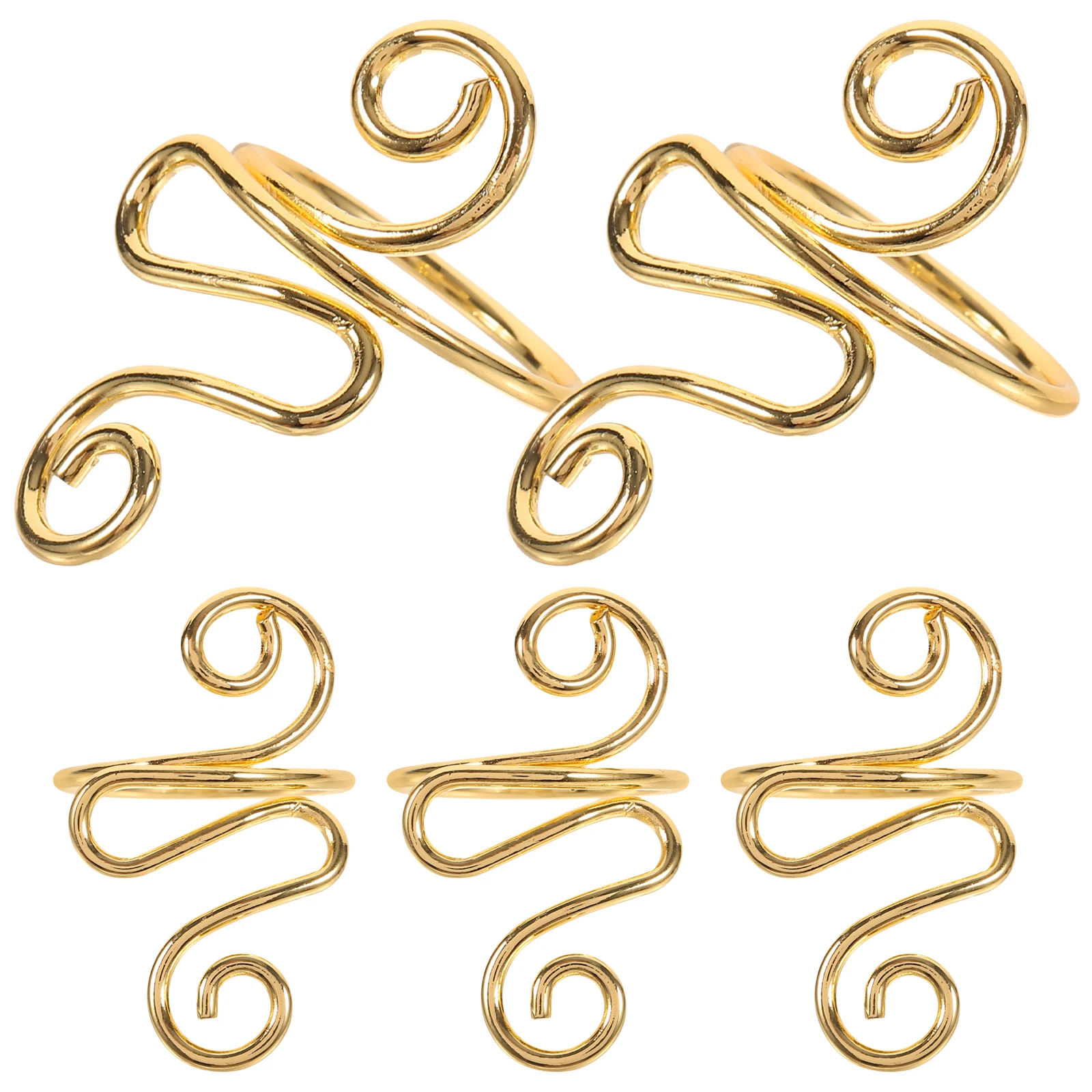 

5 шт. регулируемое кольцо для вязания крючком, инструмент для вязания пальцев, петля для шерстяной пряжи, портативный аксессуар, кольцо для вязания крючком