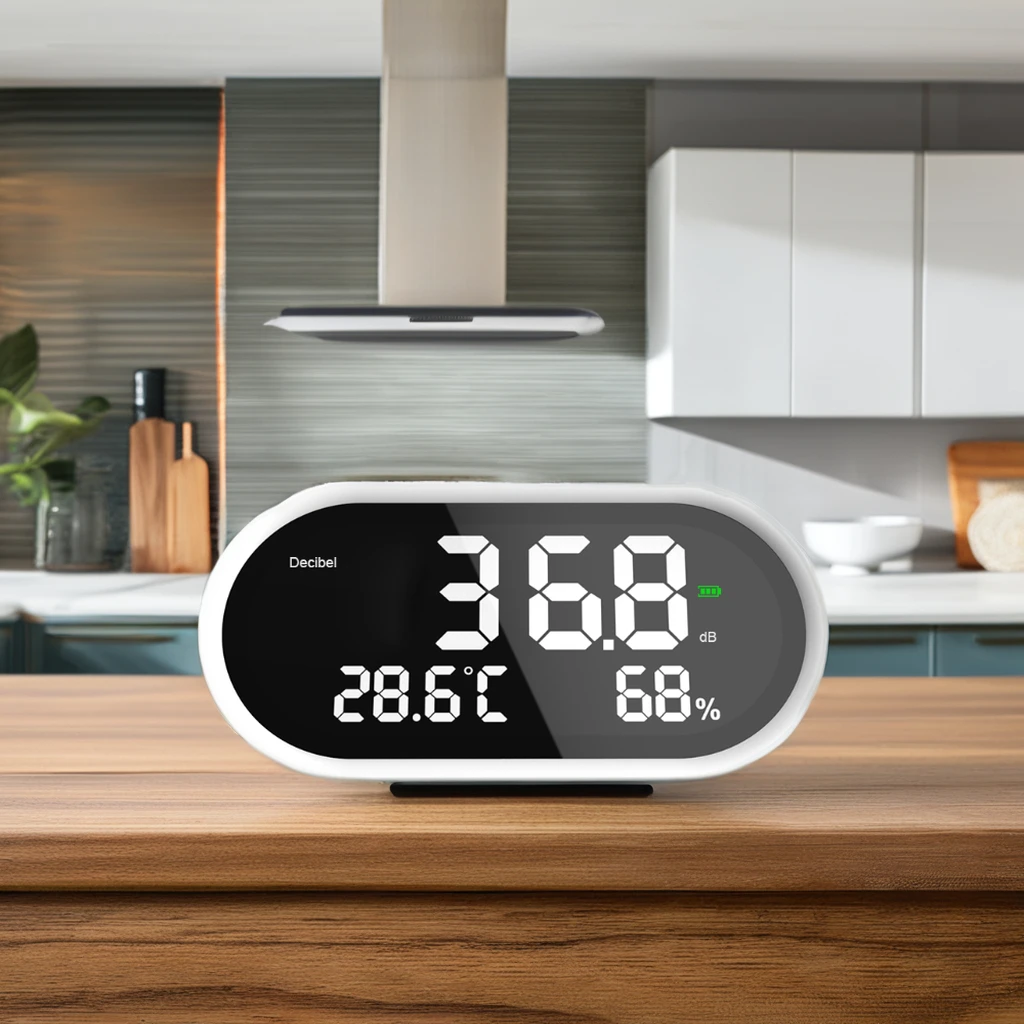 Numerical Sound Analyzer Instrument Decibel Meter Hygrothermograph for Noise Detection Gas Analyzers