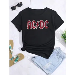 Ac High Voltage 1975 Dc Black Men T Shirt Hot Sale Summer Short Sleeves Cool Hip Hop Streetwear T-shirt Hipster Korea 01336