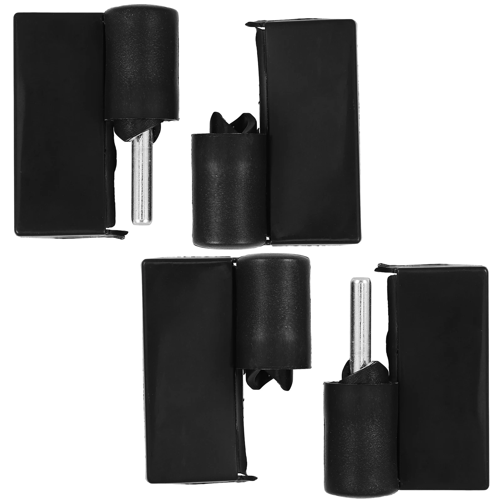 

Heavy Duty Partition Hinge Black Nylon Adjustable Height Detachable Plastic Bathroom Hardware Toilet Accessories Swing Out Metal