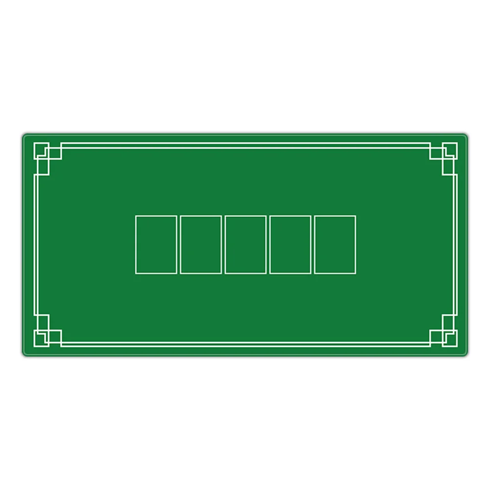 Thickened Rubber Tablecloth Poker Table Mat Texas Hold'em Poker Mat Anti-Slip Rubber Table Top Layout For Table Gaming Mat