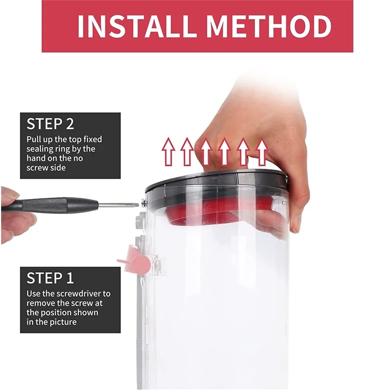 B47B-Сылесборник, верхняя часть фиксированного уплотнительного кольца, запасные части, пригодные для пылесоса Dyson V11 V15 SV14 SV15 SV22, запасные части для чашки грязи