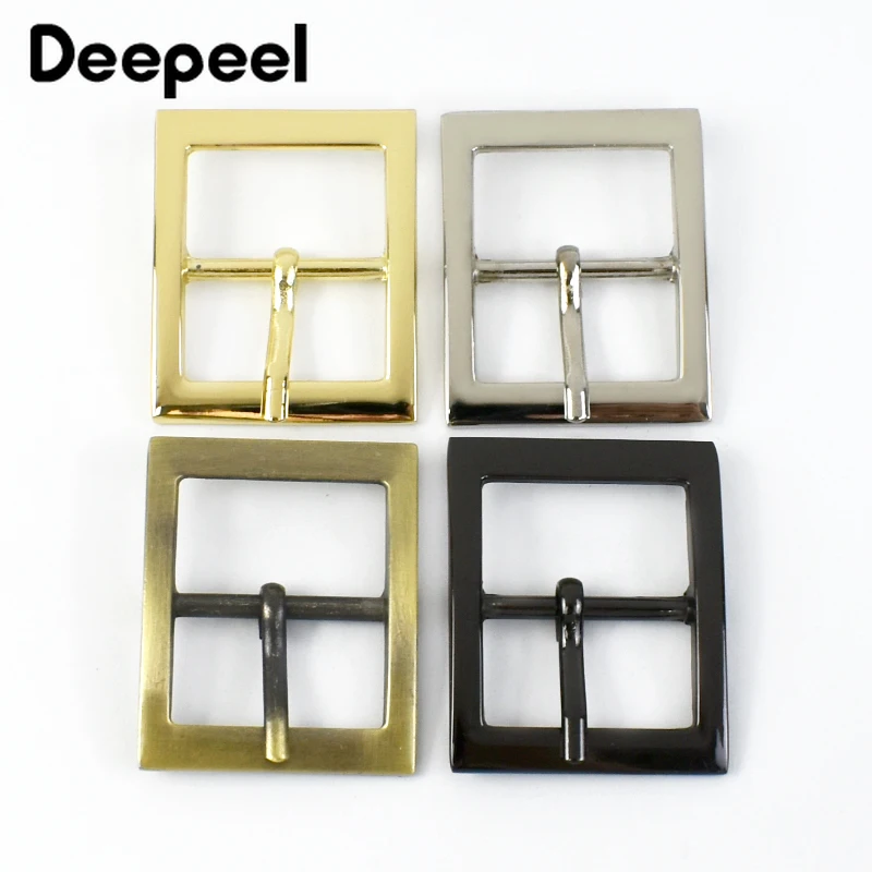 2Pcs Deepeel 13-38mm Metal Pin Buckle Slider Adjustable Clasp for Bag Strap Leather Belt Shoes Clothing DIY Hardware Accessories