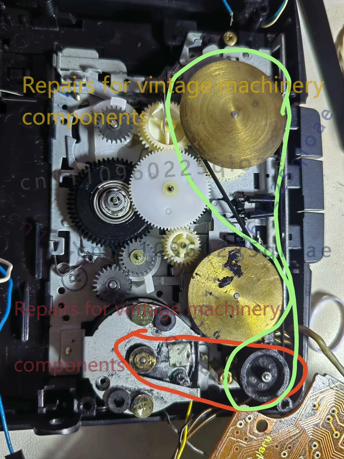 2pcs Drive Belt For Panasonic RQ-A175 Cassette Player Replacement Repair Spare Part