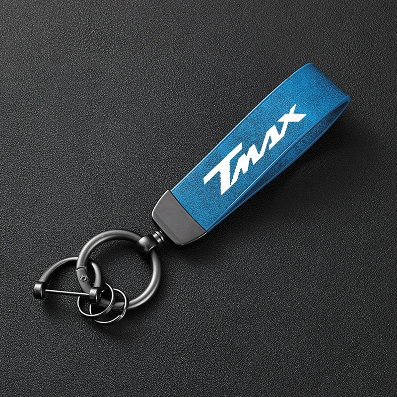 High-Grade Leather Motorcycle Keychain Holder Keyring For YAMAHA TMAX530/500 T-MAX 500 TMAX T-MAX 530 SX DX TMAX 560 Tech TMAX