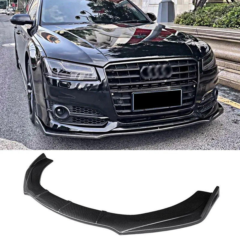 Für Audi A8 S8 2011-2024 Auto Frontstoßstangenlippe Kinn-Splitter Diffusor Spoiler Bodykits