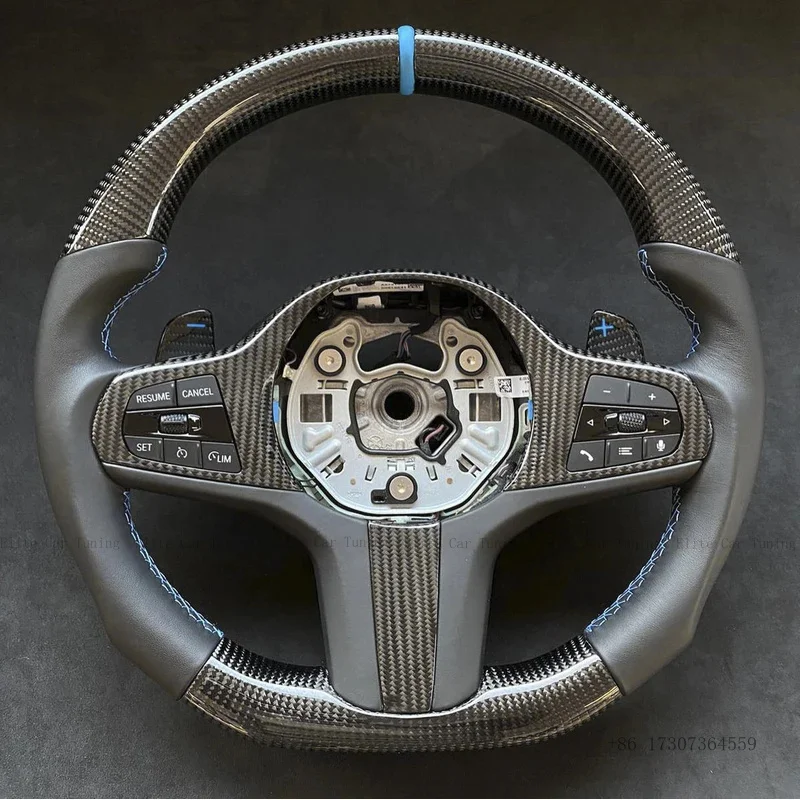

Carbon Fiber Forged LED Steering Wheel Fit For BMW G01 G02 G05 G06 G30 G20 G31 G32 G11 G12 G14 G15 G16 G29 F90 F91 F92 G07 M3 M4