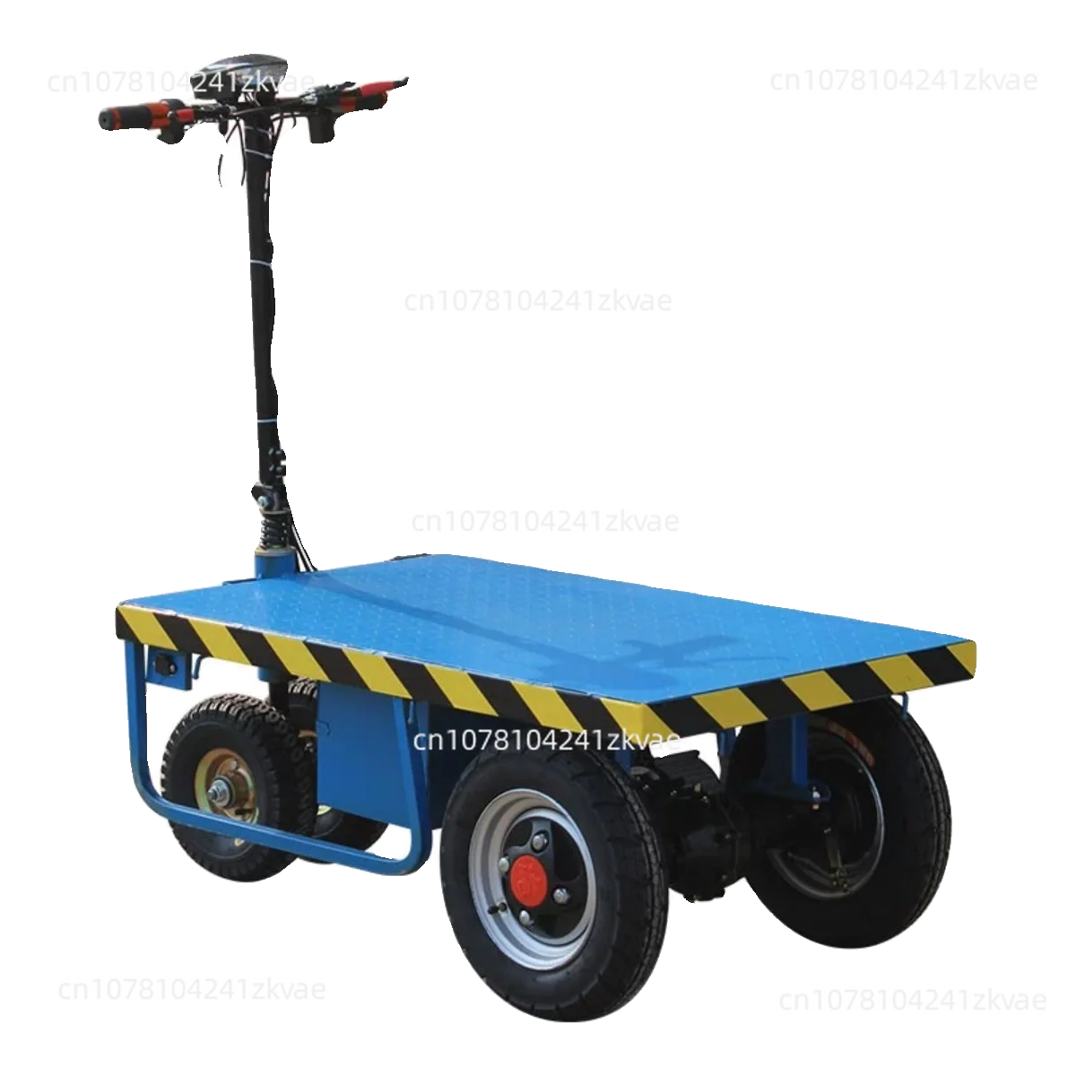 Folding Electric Flat Truck Trolley Pulling Goods Trolley Delivery and Handling