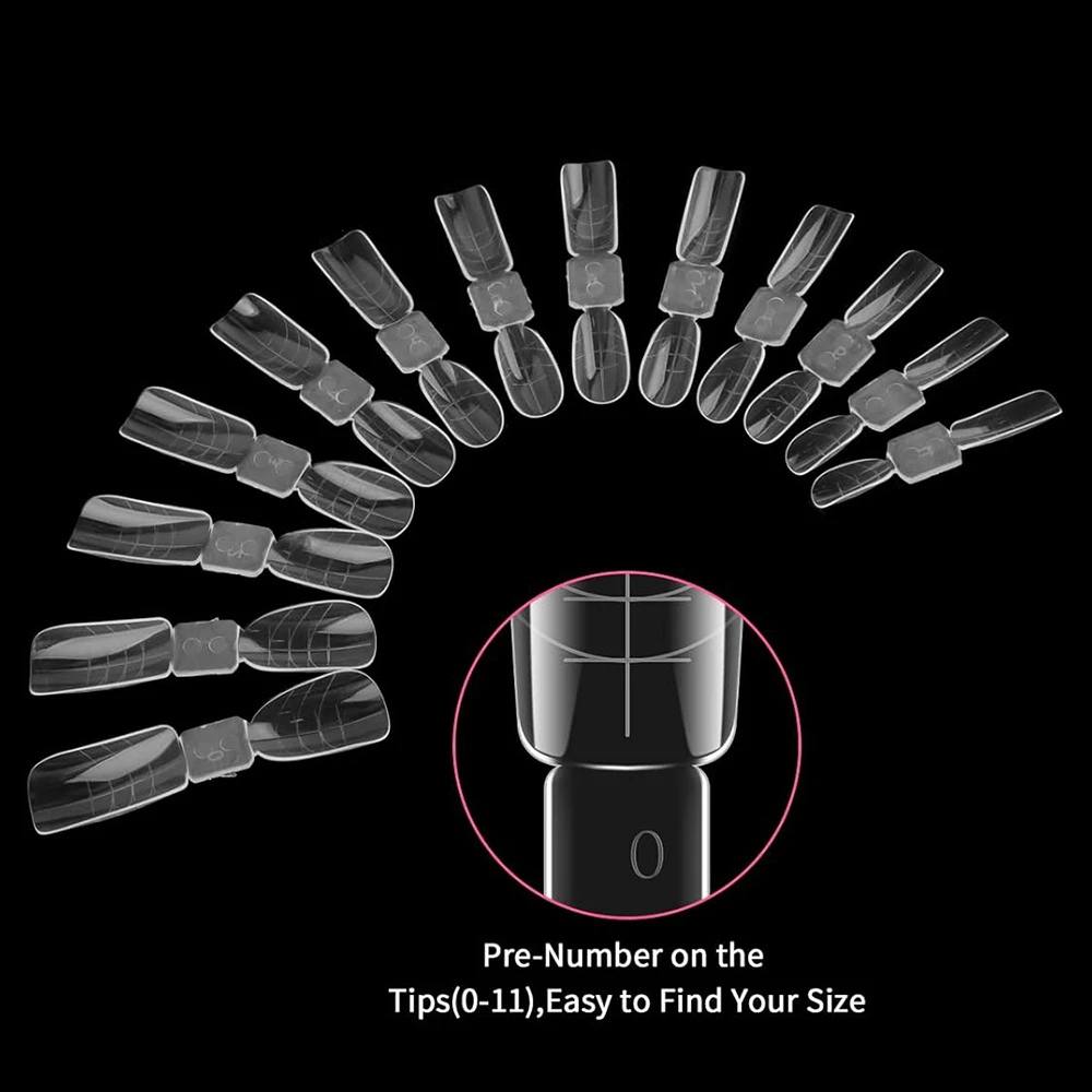 

120Pcs Dual Ended Nail Forms Molds 2 In 1 Reusable Top Forms For Extension Gel Press On Nails DIY Manicure Tool Nail Accessories