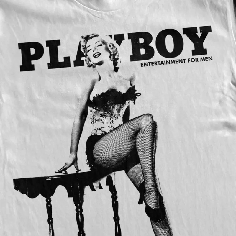 PLAYBOY 1953 Vintage Graphic Tee Herren T-Shirt Unisex Minimalistisches T-Shirt Kult Vintage T-Shirt Literarisches Zitat T-Shirt – Detail 8