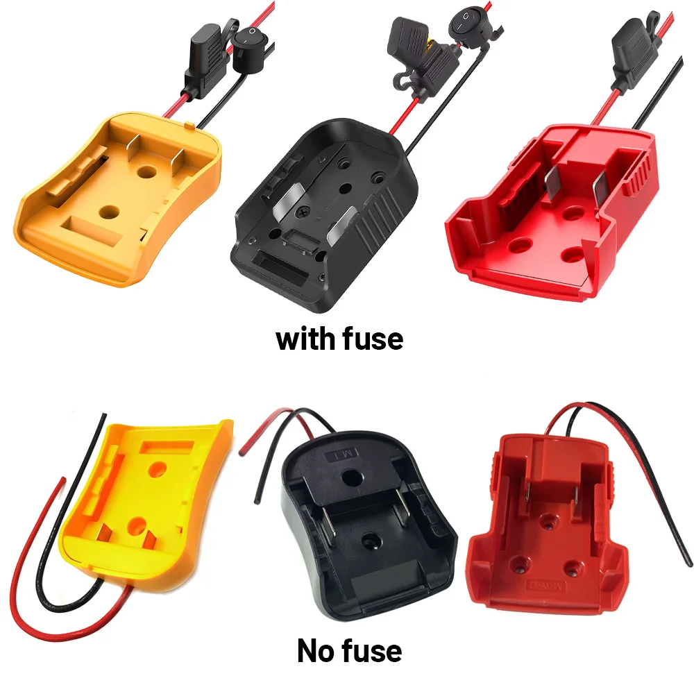 Battery Adapter Converter for Makita Dewalt Milwaukee 14.4V 18V 20V Li-Ion Battery DIY Power Tool Battery Converter