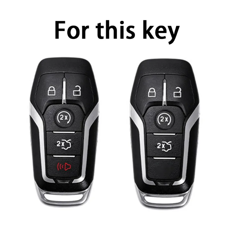 Auto Shell Fob Cover For Ford Fusion Mondeo Mustang F-150 Explorer Edge 2015 2016 2017 2018 TPU Car Key Case Accessories