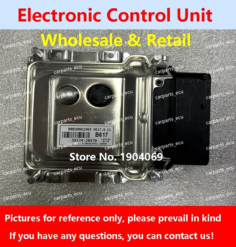 

For Hyundai Elantra KIA Car Engine Computer Board/ECU/ME17.9.11 39124-2B570 S71B/39130-2B390 HEA/SAMPL-90599 TP0/SAMPL-90597 TP0