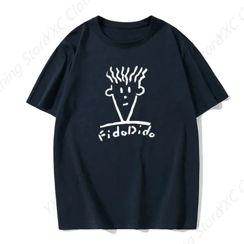 Fido Dido Popular Drink Clothing Men's T-shirt- Short Sleeve Crew Neck Soft Fitted Tees S - 6XL Fresh Classic Basic Tshirts