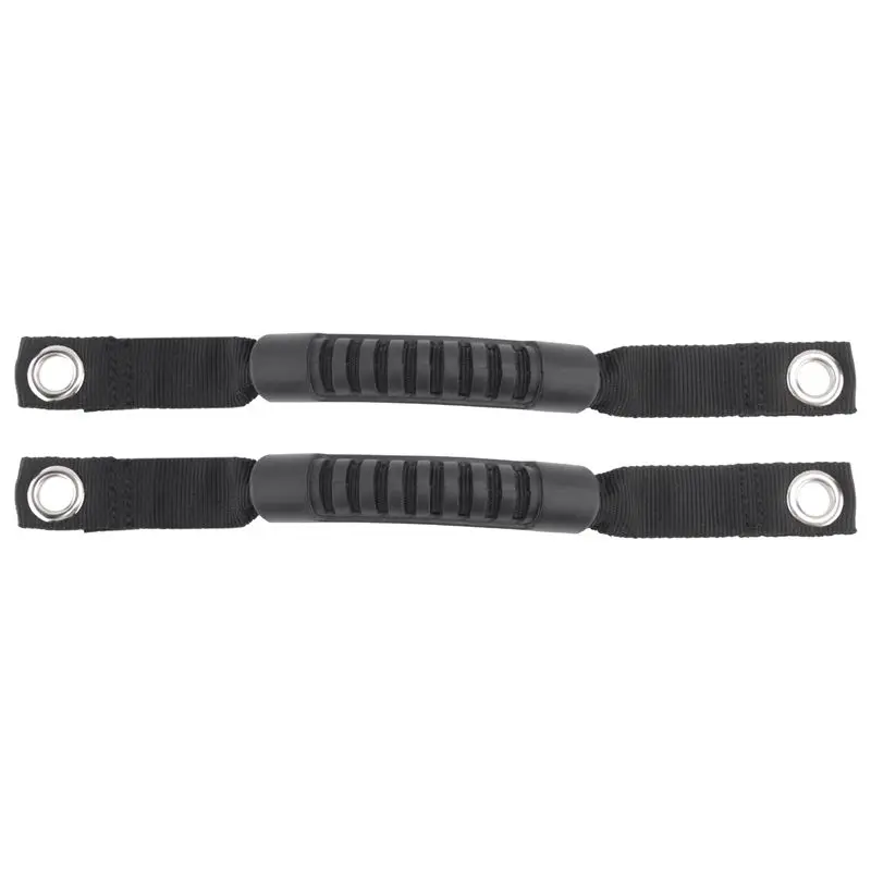 2Pcs Grab Handles Black Rear Seat Safety Grab Padded Roll Bars For Jeep Wrangler JK TJ