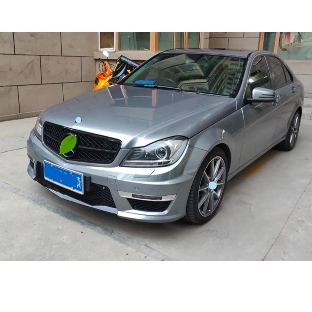 For Mercedes-Benz C-Class W204 C63 AMG 2008-2014 ABC High-Quality Racing Car Front Bumper Grille Performance Replacement Part view 2