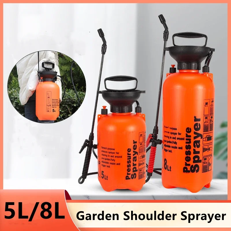 

5L/8L ManualSprayer Agricultural Disinfection Garden Spray Bottle Household Washing Spraying Disinfection Sprayer