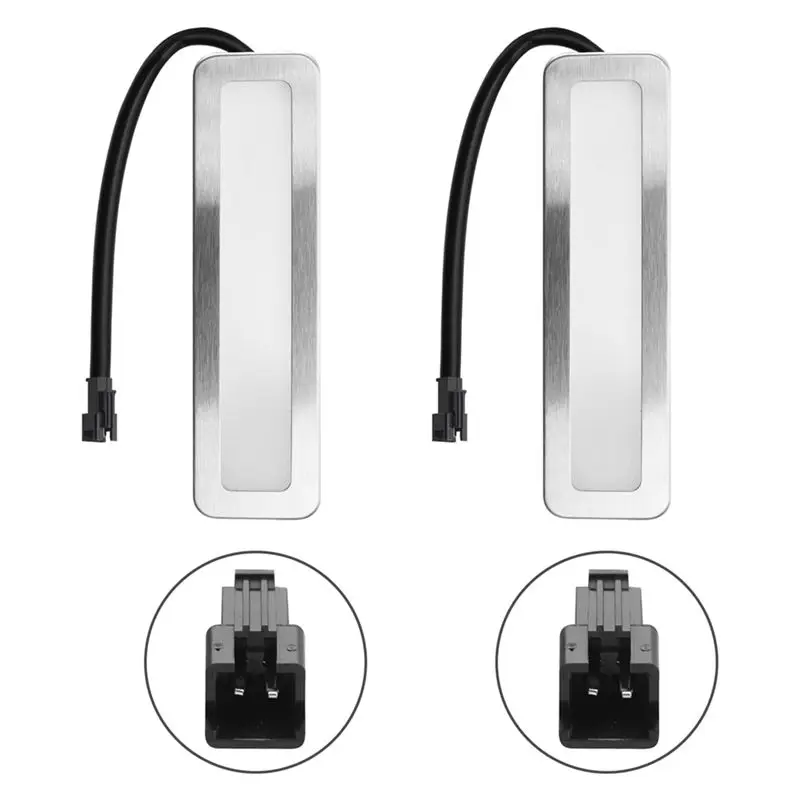 Feb.Range Hood Light Bulbs,120Mm LED Cooker Light 1.5W Rectangle Smoke Ventilator Lamp,DC 12V White SM Socket