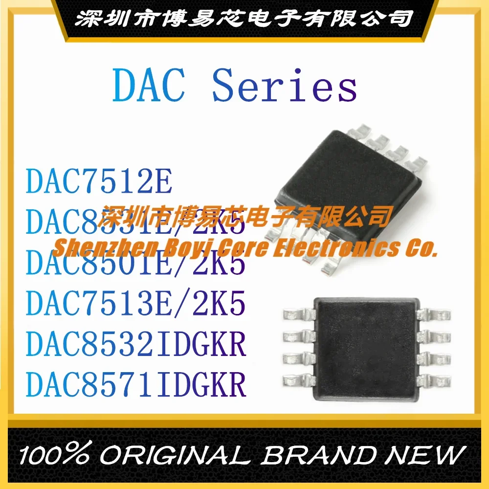 

DAC8571IDGKR 8532IDGKR 8531E 8501E 7513E 7512E MSOP-8 Original Genuine