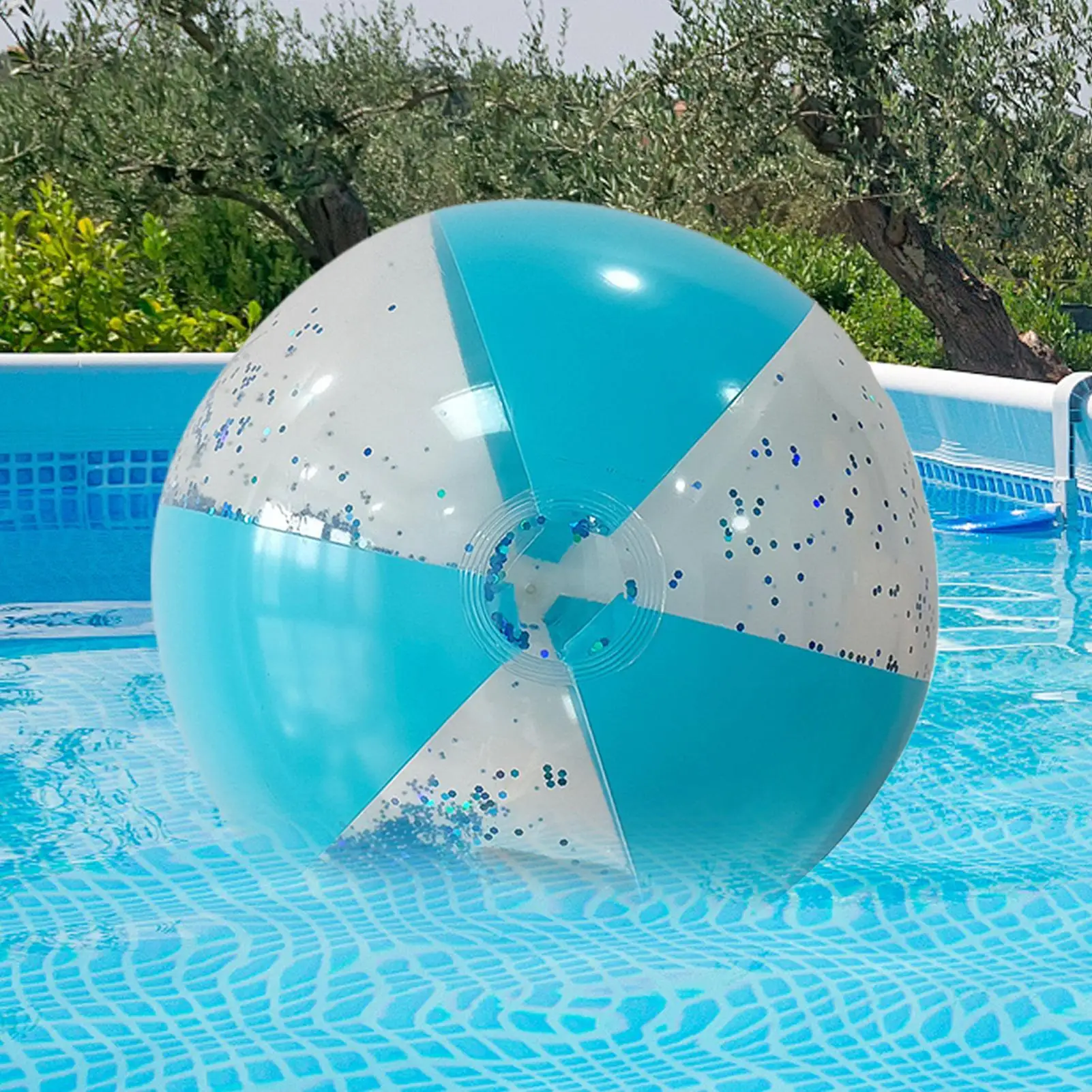 

Inflatable Beach Ball Jumbo Pool Toys Balls PVC Reusable Toys Fun Games Sports Activities for Adults Toddler Boys Outdoor Summer