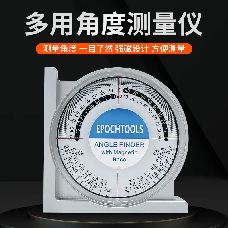 Magnetic Mini Angle Finder Gauge, Portable Slope Protractor Inclinometer Level with ABS ABS