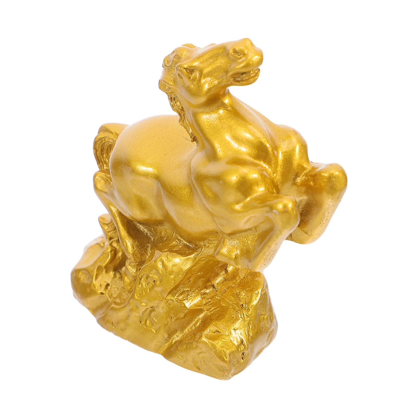 

Zodiac Animal Horse Ornament for Desk Creative Decor Exquisite Craftsmanship Meaningful Gift Feng Shui Zodiac Horse Figurine