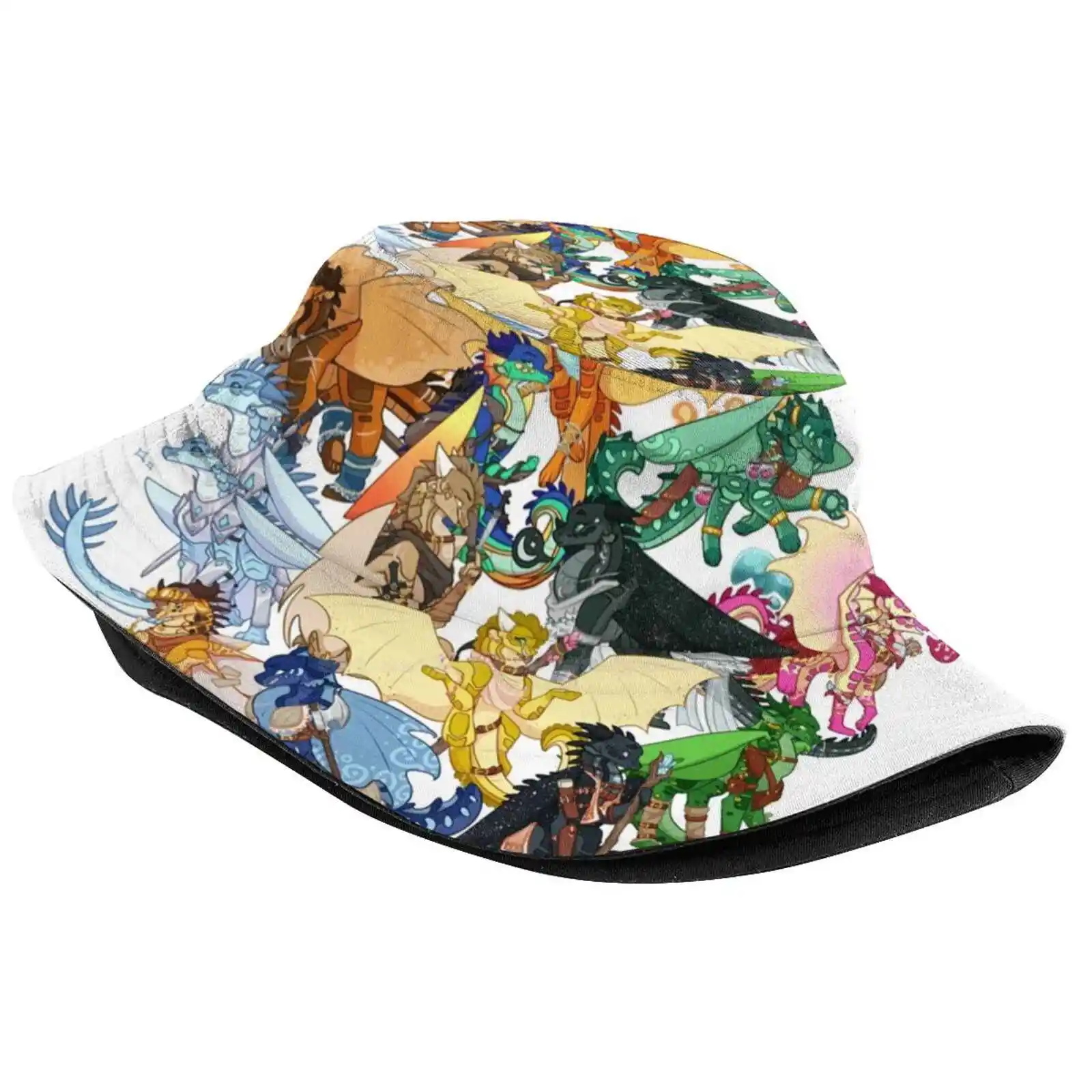 Wings Of Fire As D&D Characters Sun Cap Fisherman Hat Bucket Hats Wings Of Fire Wof D D Cyprus Dragons Qibli Winter Cricket