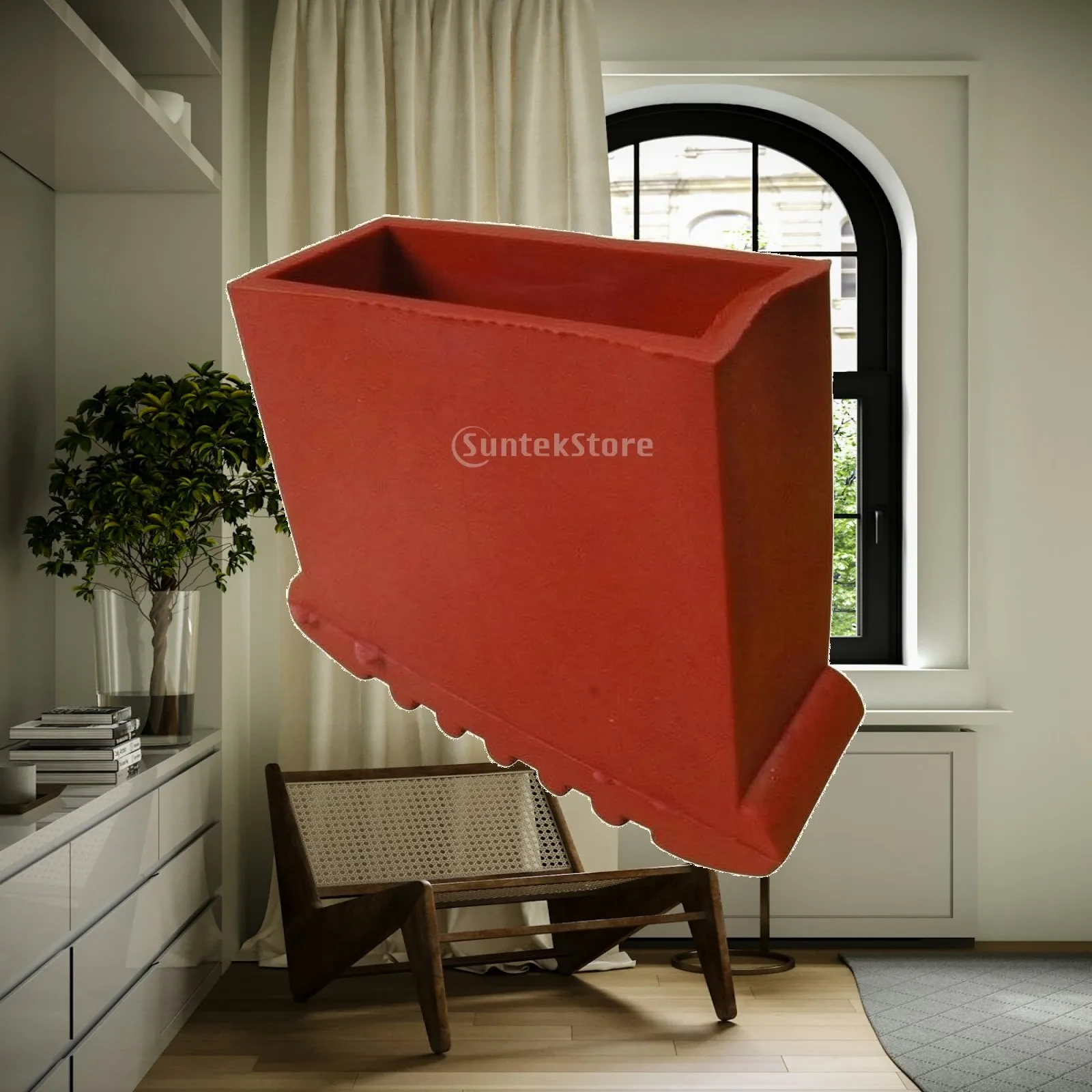 Adjustable Ladder Foot Cover Red End Protector Cap Accessory for Extendable Folding Ladders for Stability