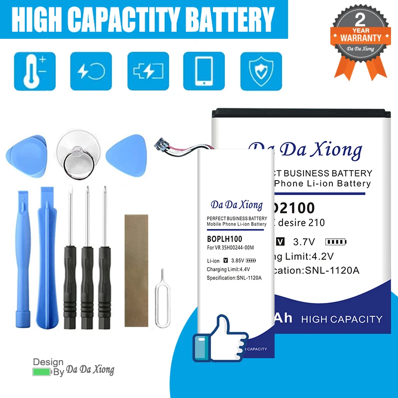 BM65100 BJ34100 B0PD2100 New Battery For HTC Google Pixel Desire E1 7 G6 G8 G10 210 601 A315C A9191 35H00244-00M 35H00175-00M