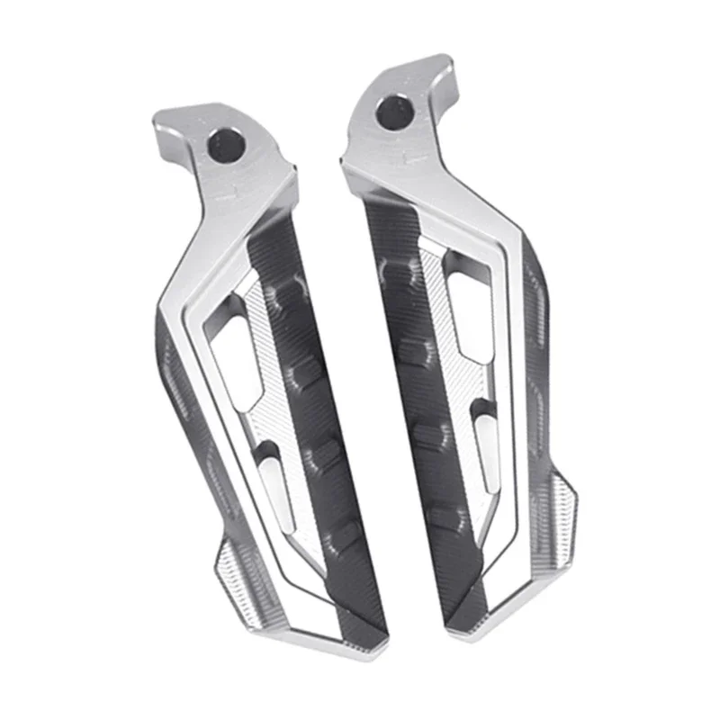 1 Pair Stylish Rear Pedals Lightweight Rear Pedals Motorcycle Modified Rear Pedals Aluminum Alloy Suitable for NMAX155